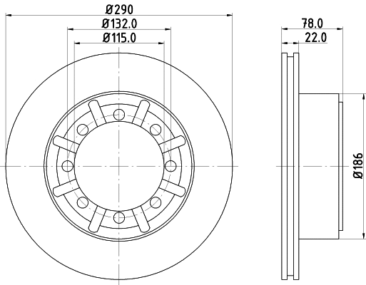 Brake Disc (MDC2379)