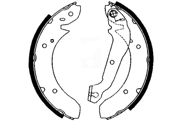 Brake Shoe Set (MFR126)