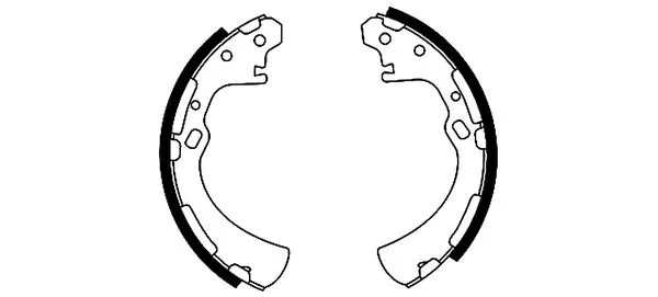 Brake Shoe Set (MFR263)
