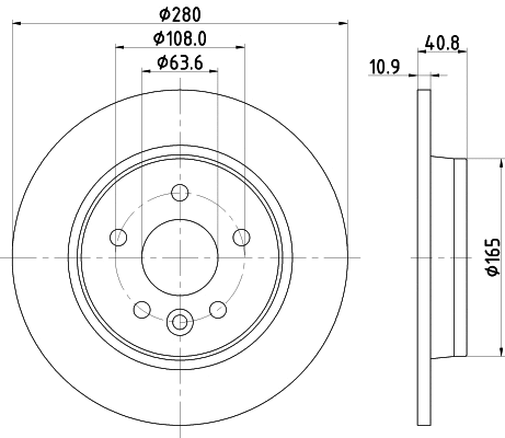 Brake Disc (MDC2529C)