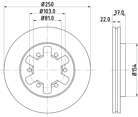 Brake Disc (MDC858)