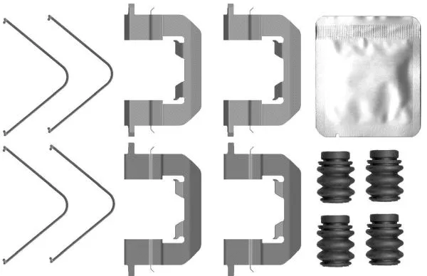 Accessory Kit, disc brake pad (MBA0123)