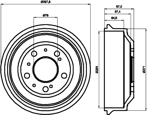 Brake Drum (MBD037)
