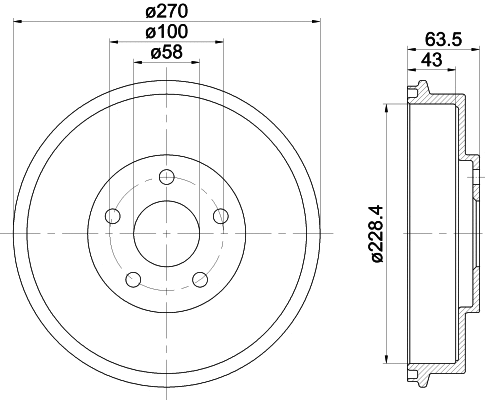 Brake Drum (MBD282)