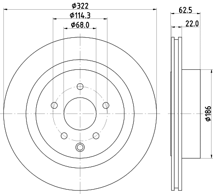 Brake Disc (MDC2615)