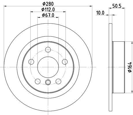 Brake Disc (MDC2682)