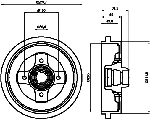 Brake Drum (MBD040)