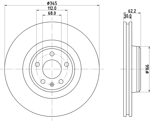 Brake Disc (MDC2830C)