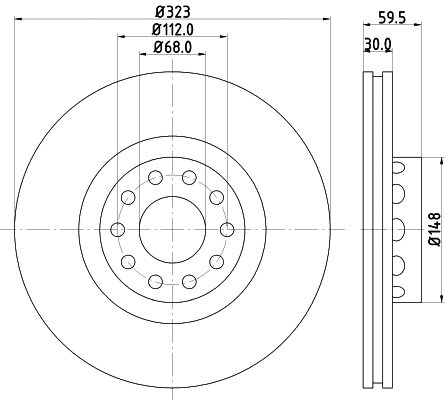 Brake Disc (MDC1419)