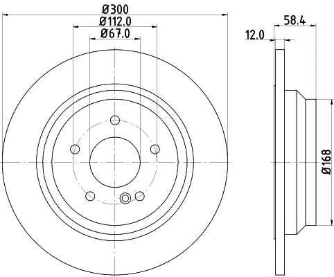 Brake Disc (MDC2153)