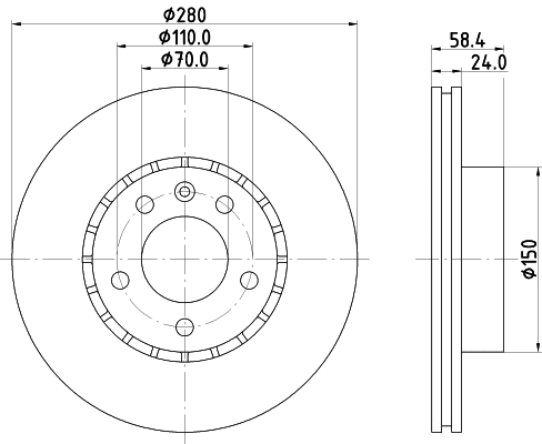 Brake Disc (MDC970)