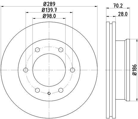 Brake Disc (MDC2217)