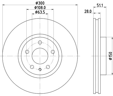 Brake Disc (MDC2662)