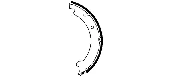 Brake Shoe Set, parking brake (MFR475)