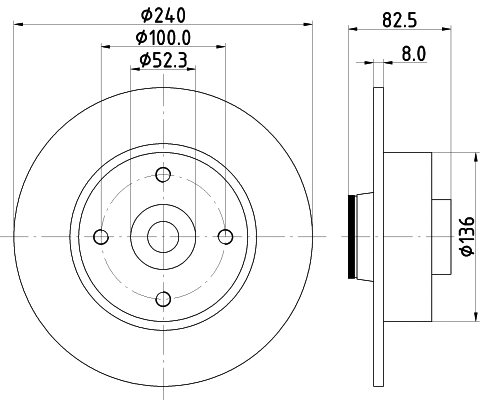 Brake Disc (MDC1762)