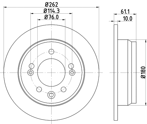 Brake Disc (MDC2055)