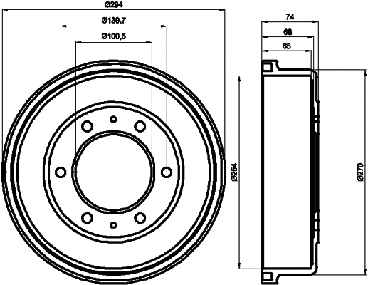 Brake Drum (MBD236)