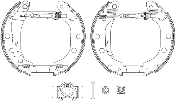 Brake Shoe Set (MSP206)