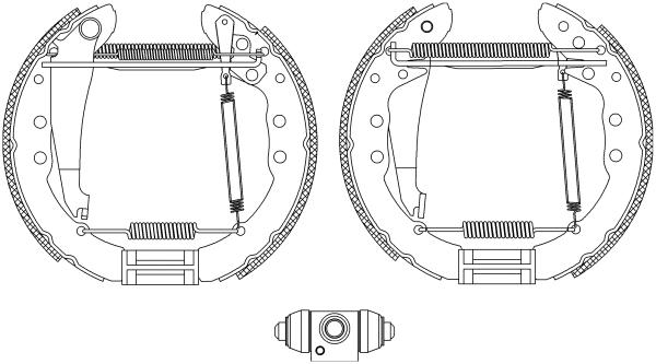Brake Shoe Set (MSP298)