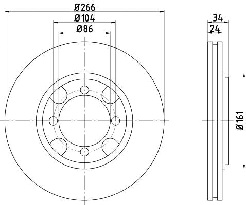 Brake Disc (MDC931)