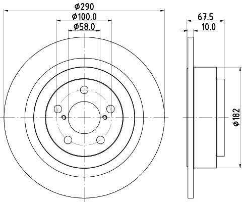 Brake Disc (MDC1805)