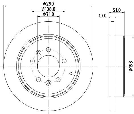 Brake Disc (MDC1496)