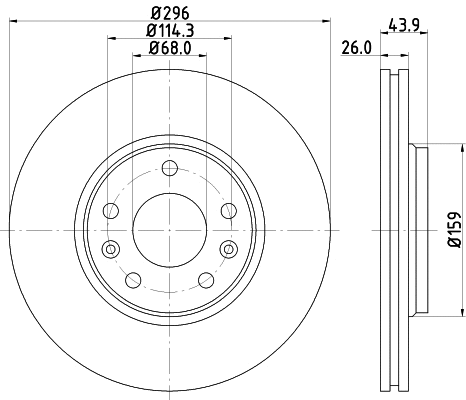Brake Disc (MDC2196)