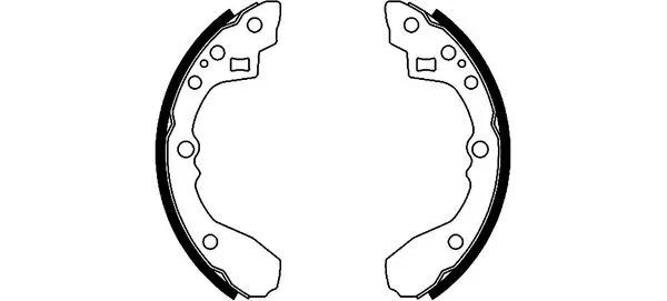 Brake Shoe Set (MFR412)