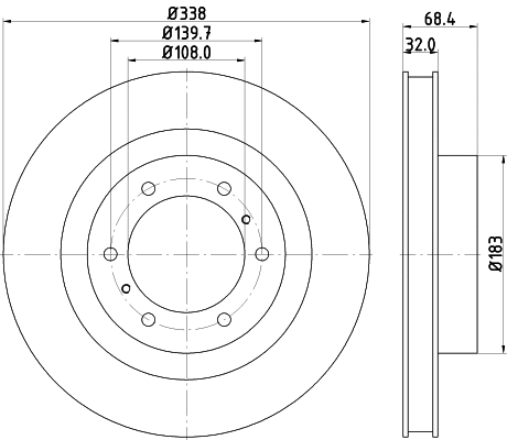 Brake Disc (MDC2273)