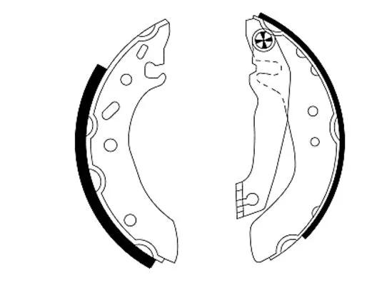 Brake Shoe Set (MFR285)