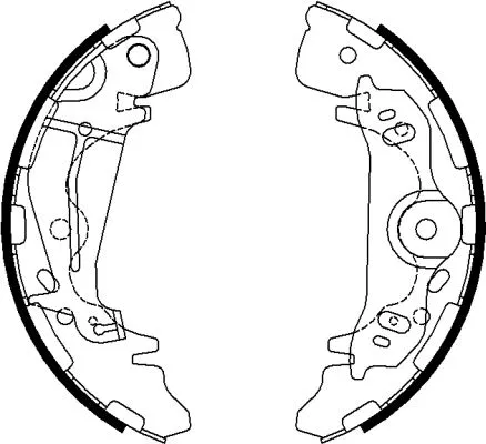Brake Shoe Set (MFR668)