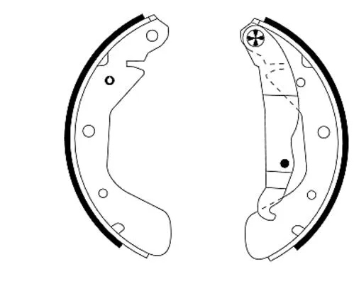 Brake Shoe Set (MFR333)