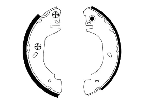 Brake Shoe Set (MFR466)