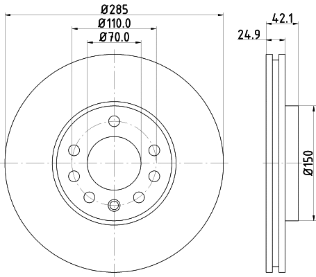 Brake Disc (MDC1632)