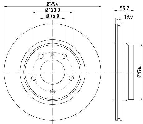 Brake Disc (MDC1384)