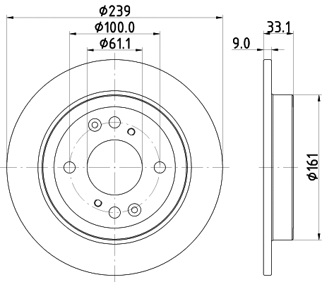 Brake Disc (MDC2870C)