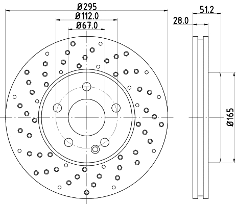 Brake Disc (MDC2539)
