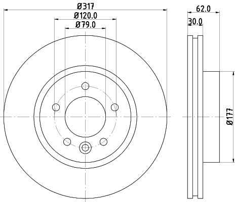 Brake Disc (MDC1727)