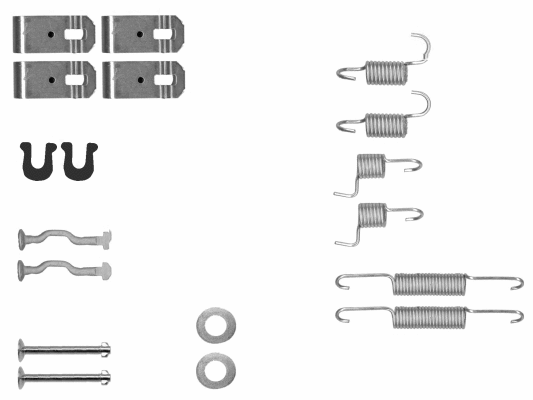 Accessory Kit, parking brake shoes (MBA28)