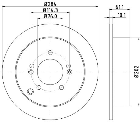 Brake Disc (MDC1545)