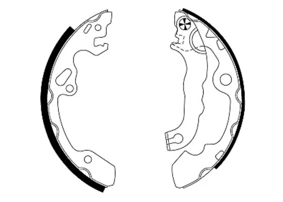 Brake Shoe Set (MFR452)