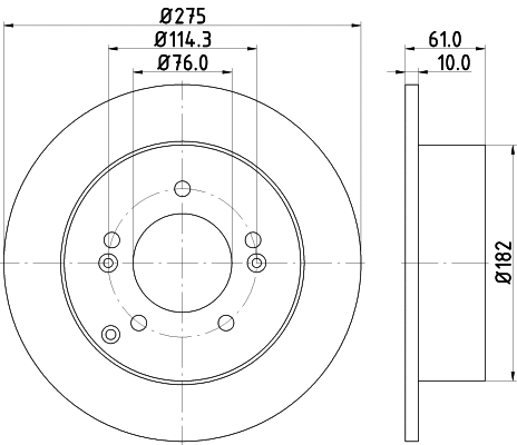 Brake Disc (MDC2108)