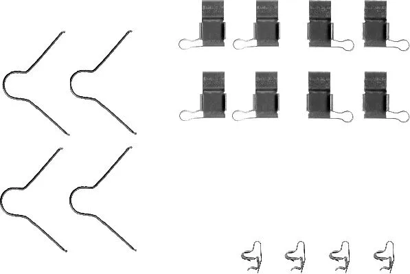 Accessory Kit, disc brake pad (MBA1089)