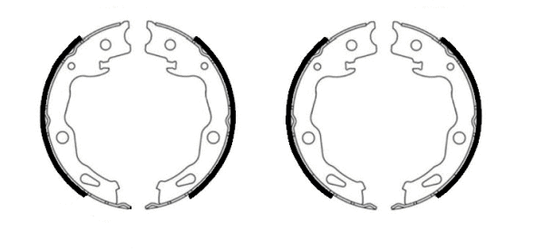 Brake Shoe Set, parking brake (MFR764)
