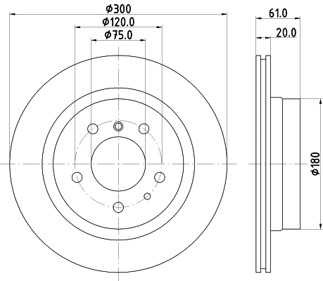 Brake Disc (MDC1257)