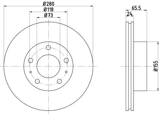 Brake Disc (MDC839)