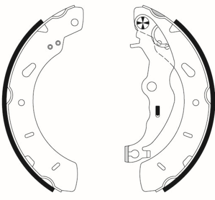 Brake Shoe Set (MFR727)