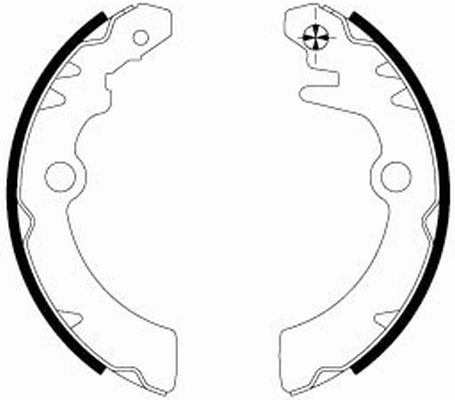 Brake Shoe Set (MFR652)
