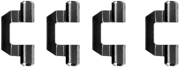 Accessory Kit, disc brake pad (MBA1077)