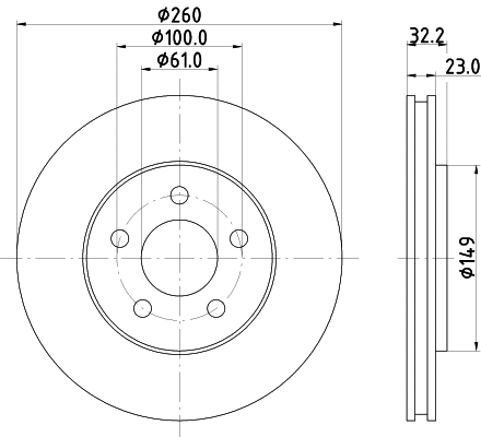 Brake Disc (MDC2643)